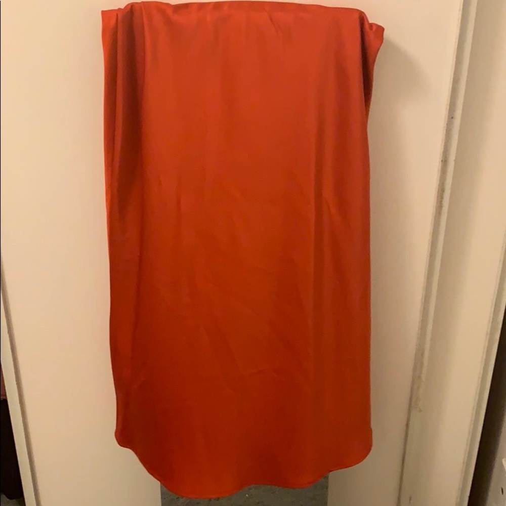 Silk Midi Skirt